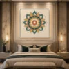 Intricate Earthy Boho Mandala Canvas Wall Art - Image 3