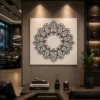 Luxury Intricate Persian Mandala Canvas Wall Art - Image 5