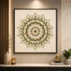 Earthy Boho Mandala Canvas Wall Art
