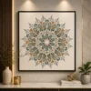 Sacred Earthy Boho Mandala Fine Art Print