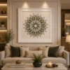 Sacred Earthy Boho Mandala Fine Art Print - Image 4