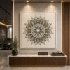Sacred Earthy Boho Mandala Fine Art Print - Image 3