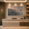 Modern Serene Waterscape Wall Art - Image 3