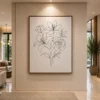 Elegant Floral Bouquet Continuous Line Art - Image 2