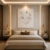 Elegant Floral Bouquet Continuous Line Art - Image 5