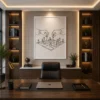 Continuous Line Chess Game Match Wall Art - Image 3