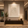 Continuous Line Art Dual Profile & Lightbulb Canvas - Image 4