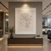 Continuous Line Woman Profile & Dove Fine Art Print - Image 4