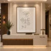 Abstract Continuous Line Mind & Geometric Figure Canvas Wall Art - Image 4